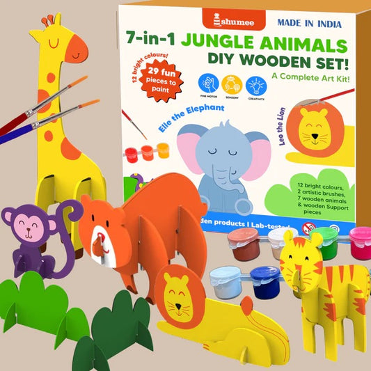 DIY 3D Animal Art & Craft Kit for Kids