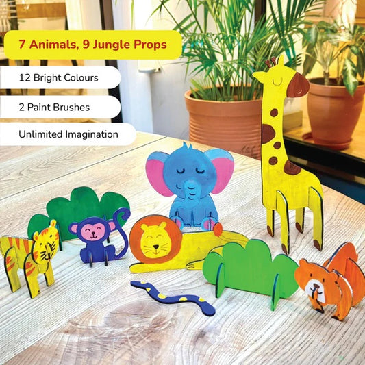 DIY 3D Animal Art & Craft Kit for Kids